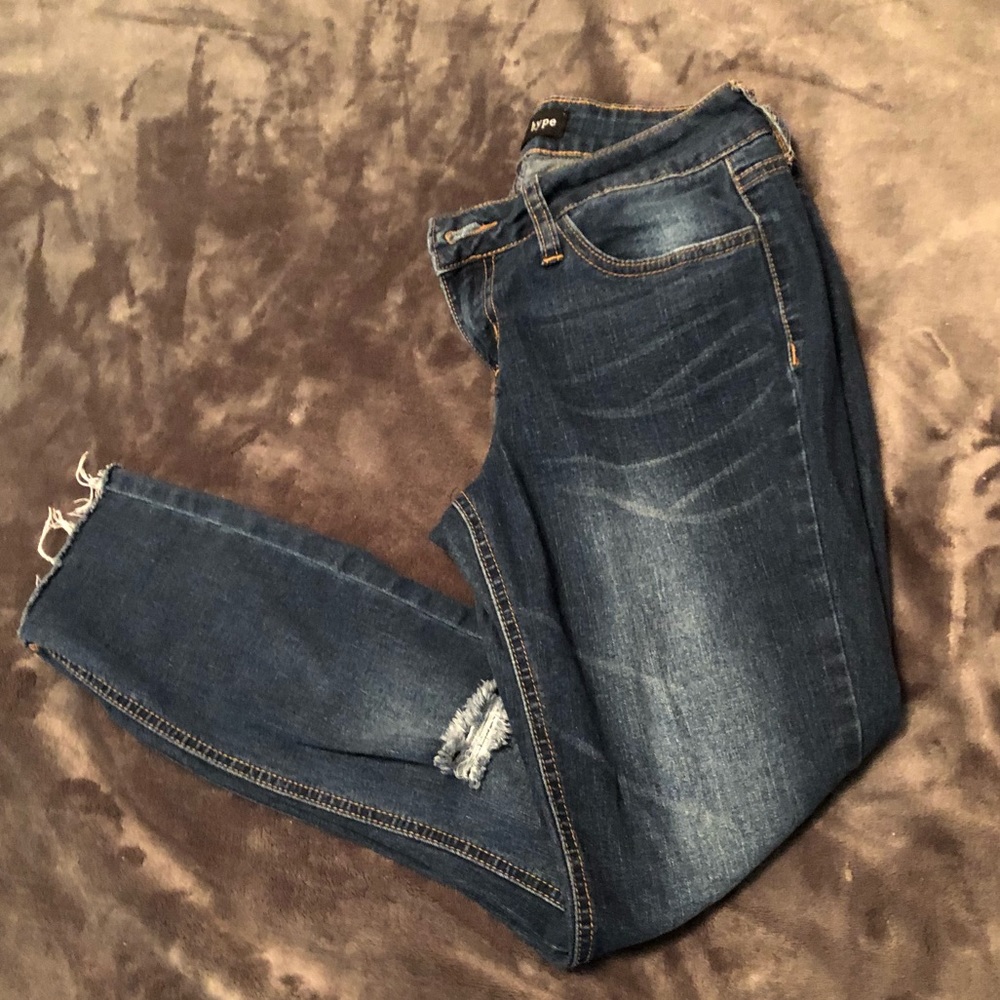 Hype jeans dark blue wash